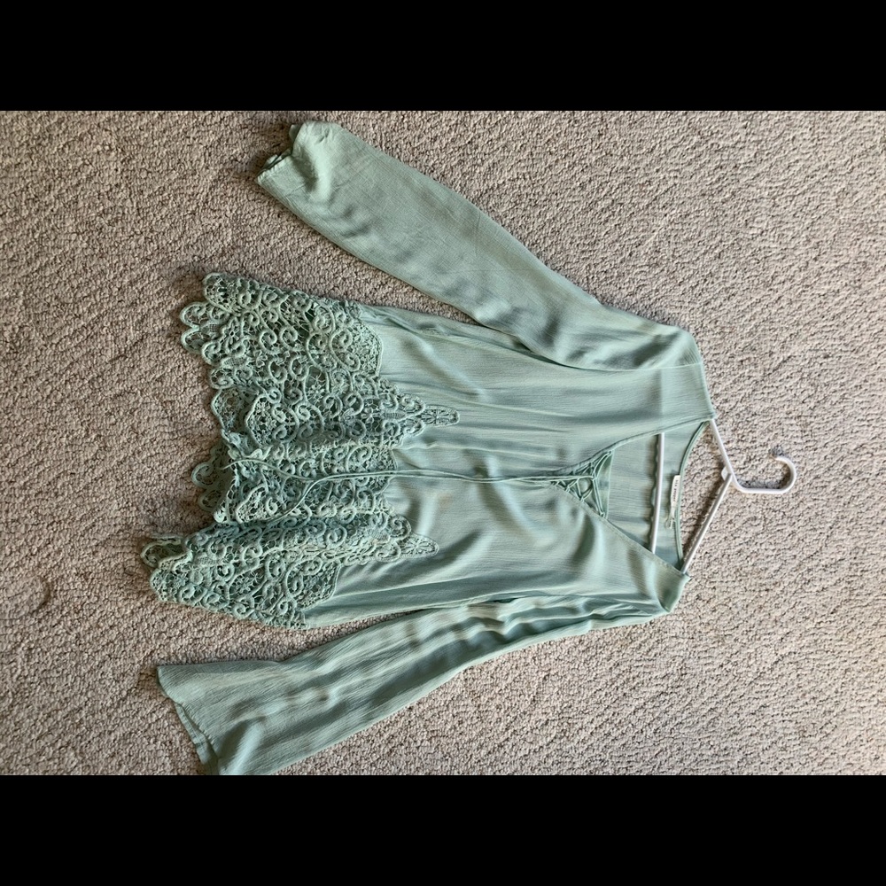 Blouse - light blue/teal